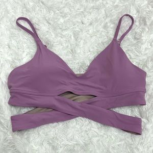 NWOT lululemon Still now sports bra size 8 jubilee pink Strappy